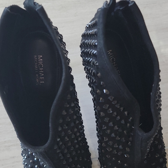 Michael Kors Black Studded Booties! - Picture 3 of 6